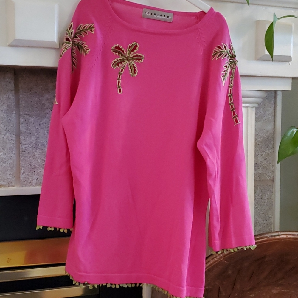 Inspired by Bellepointe Hot Pink Sweater XS/S